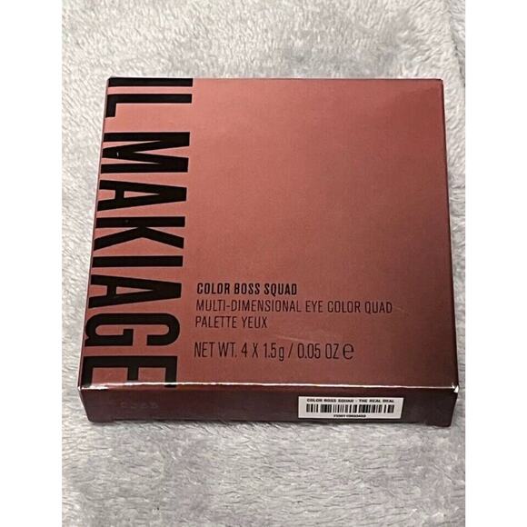 IL Makiage Color Boss Squad Eyeshadow Palette - The Real Deal 990, 0.05 oz Brown - Picture 7 of 9